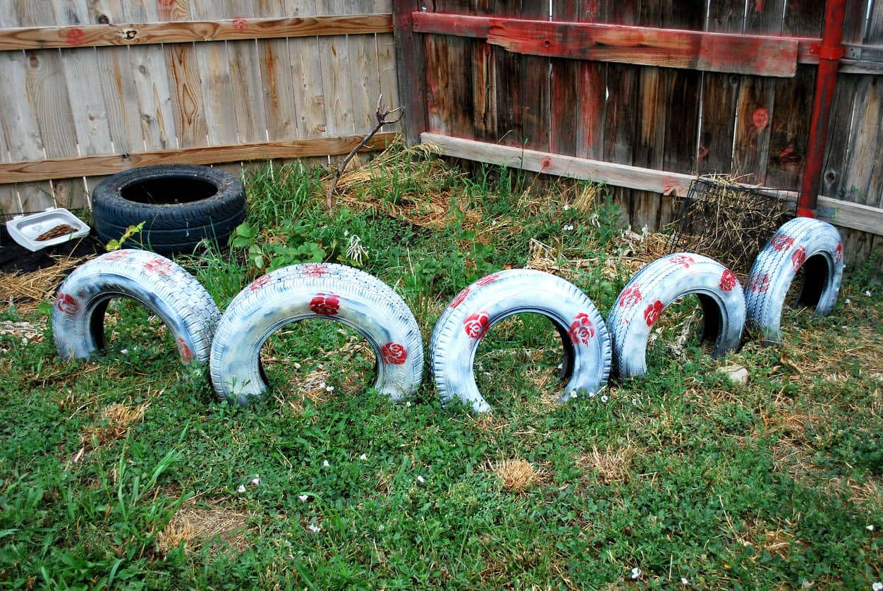 Tire recycling in Orange