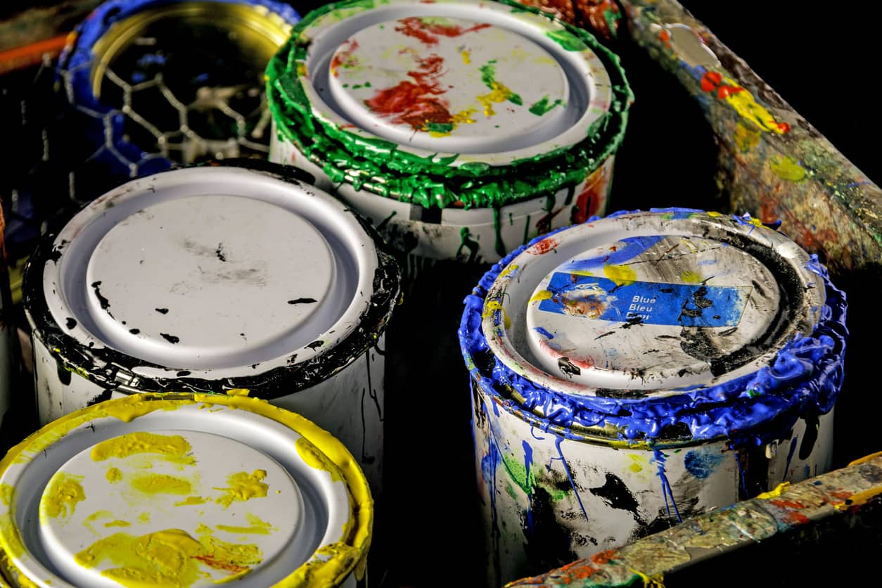 Paint can disposal removal in Haworth